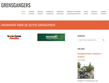 Tablet Screenshot of grensgangers.nl